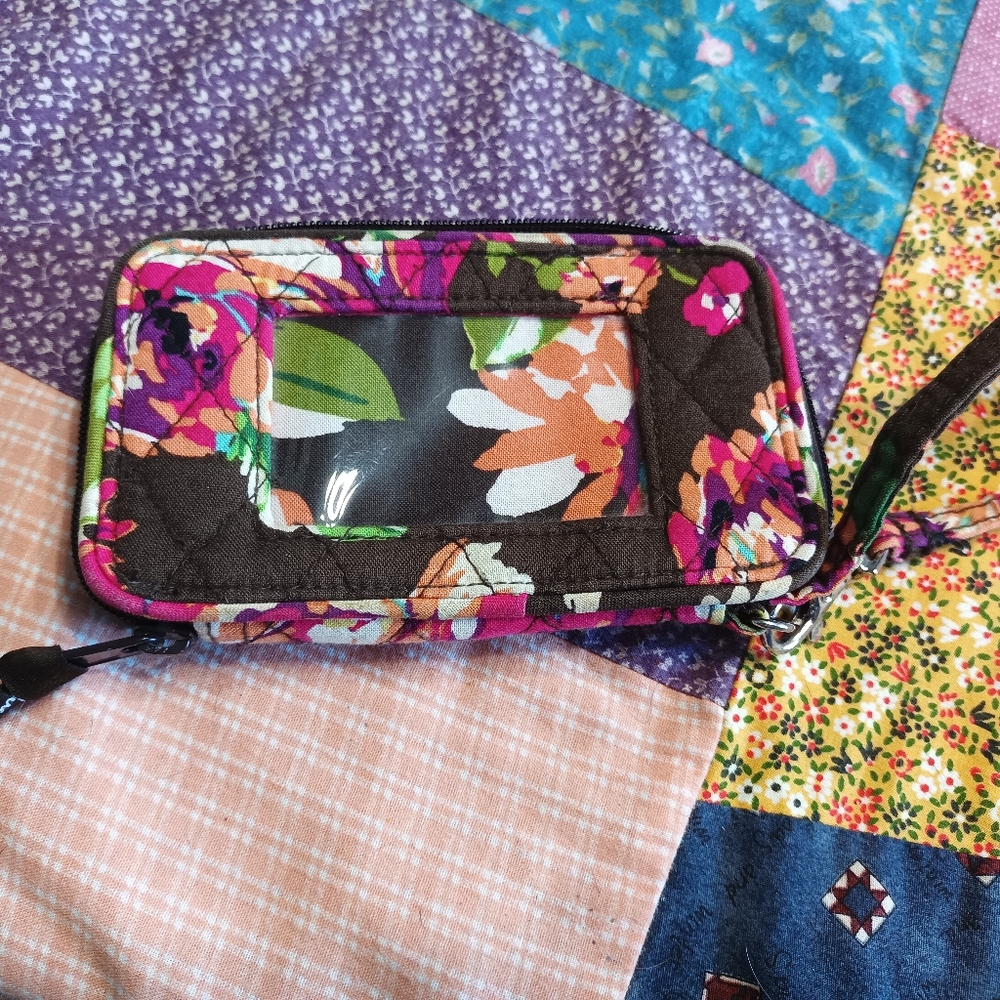 Vera Bradley Wallet with Wrist Strap